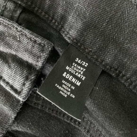 H&M Black Ripped Skinny Jeans - Picture 7 of 8